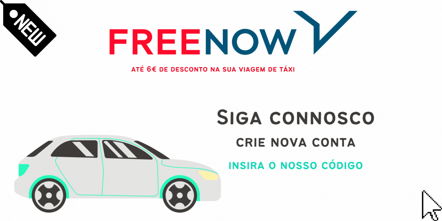 freenow desconto táxi