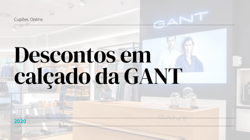 descontos calçado gant